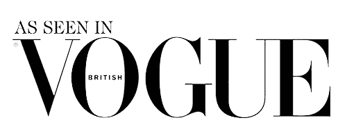 As Seen in British Vogue logo